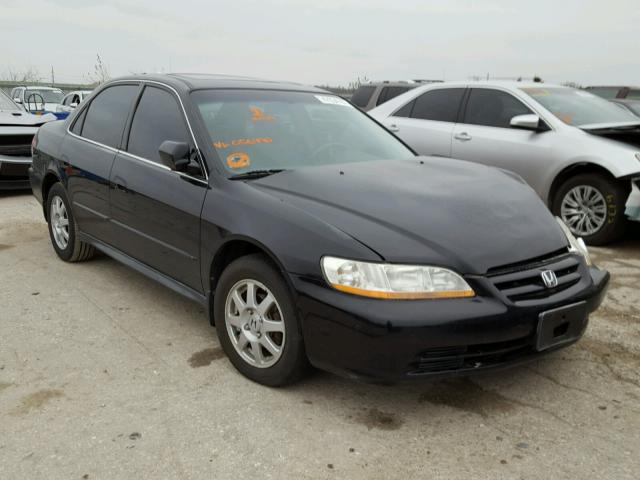 1HGCG56752A056492 - 2002 HONDA ACCORD SE BLACK photo 1