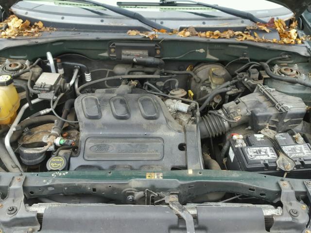 1FMYU93153KD61938 - 2003 FORD ESCAPE XLT GREEN photo 7