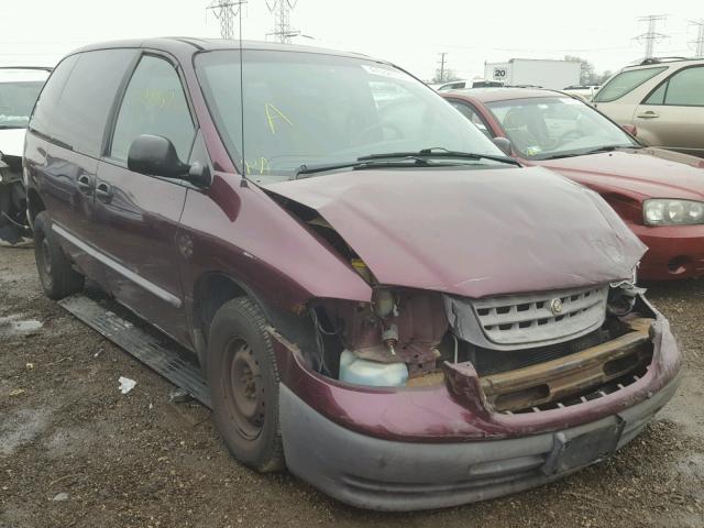 2C4GJ2536YR717658 - 2000 CHRYSLER VOYAGER PURPLE photo 1