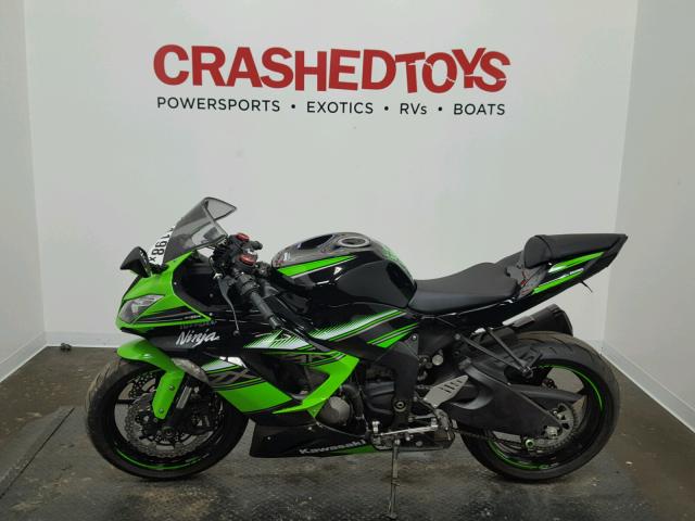 JKBZXJE15GA021284 - 2016 KAWASAKI ZX636 E GREEN photo 3