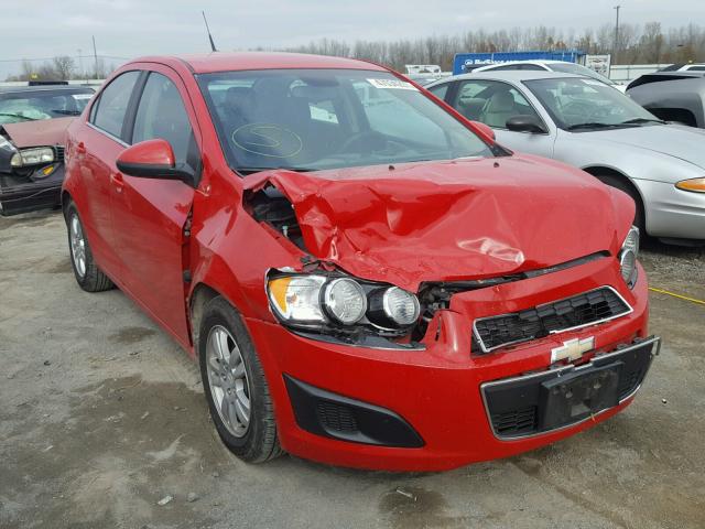 1G1JC5SH3C4184822 - 2012 CHEVROLET SONIC LT RED photo 1