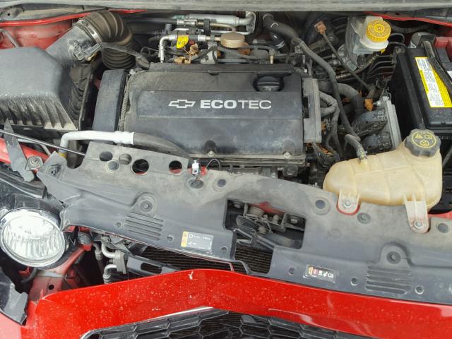 1G1JC5SH3C4184822 - 2012 CHEVROLET SONIC LT 红色 照片 7