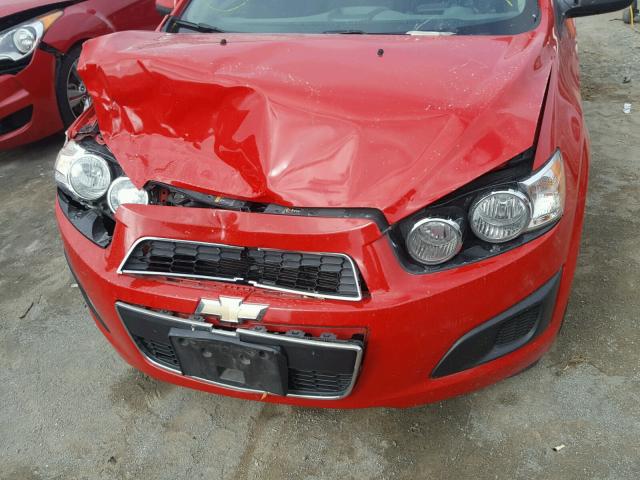 1G1JC5SH3C4184822 - 2012 CHEVROLET SONIC LT 红色 照片 9