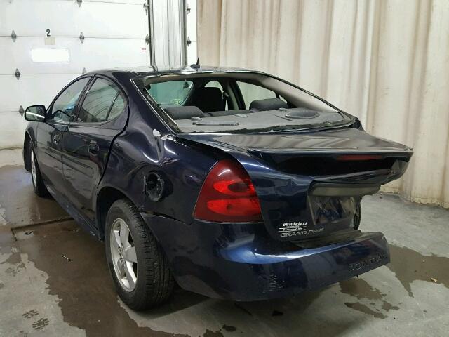 2G2WP552181140978 - 2008 PONTIAC GRAND PRIX ლურჯი ფოტო 3