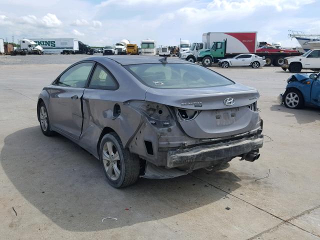 KMHDH6AE1DU010232 - 2013 HYUNDAI ELANTRA CO GRAY photo 3