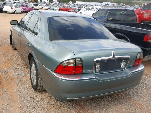 1LNHM86S14Y618770 - 2004 LINCOLN LS 绿色 照片 3