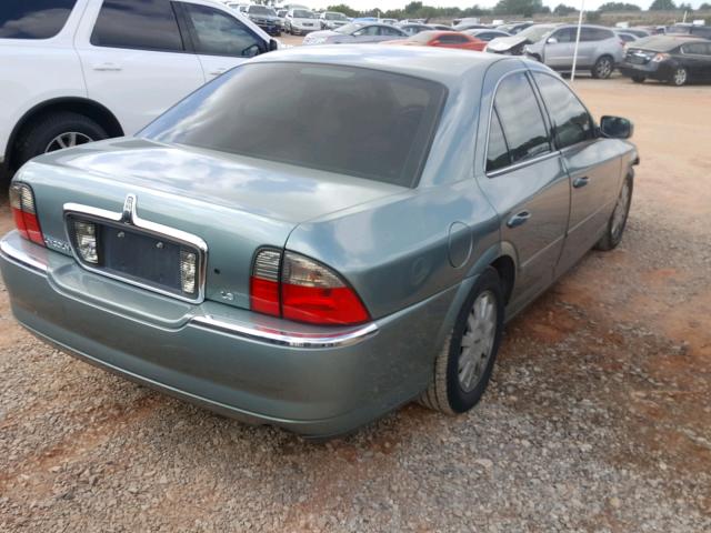 1LNHM86S14Y618770 - 2004 LINCOLN LS 绿色 照片 4