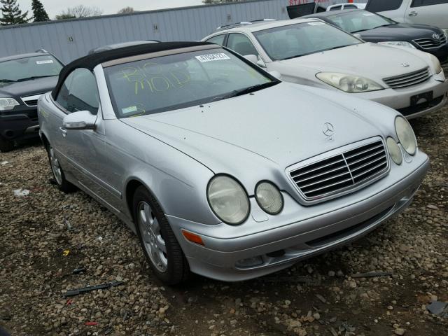 WDBLK65G43T143678 - 2003 MERCEDES-BENZ CLK 320 SILVER photo 1