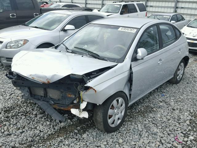 KMHDU46D49U591331 - 2009 HYUNDAI ELANTRA GL SILVER photo 2