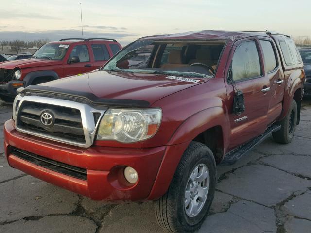 5TELU42NX6Z194434 - 2006 TOYOTA TACOMA DOU RED photo 2