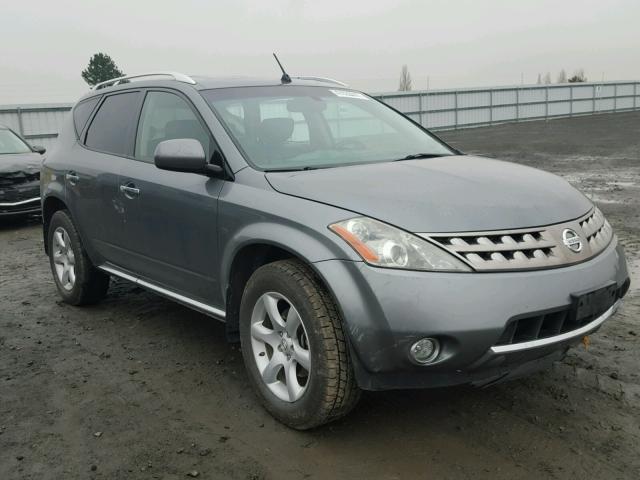 JN8AZ08W87W654159 - 2007 NISSAN MURANO SL GRAY photo 1