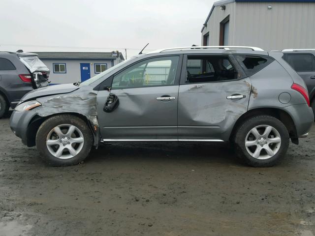 JN8AZ08W87W654159 - 2007 NISSAN MURANO SL GRAY photo 9