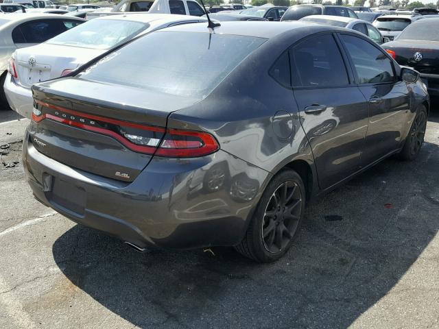 1C3CDFBB0ED823826 - 2014 DODGE DART SXT CHARCOAL photo 4