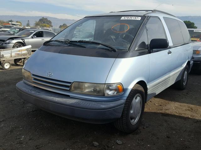 JT3AC12R4N1036504 - 1992 TOYOTA PREVIA LE BLUE photo 2