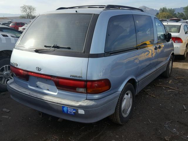 JT3AC12R4N1036504 - 1992 TOYOTA PREVIA LE BLUE photo 4