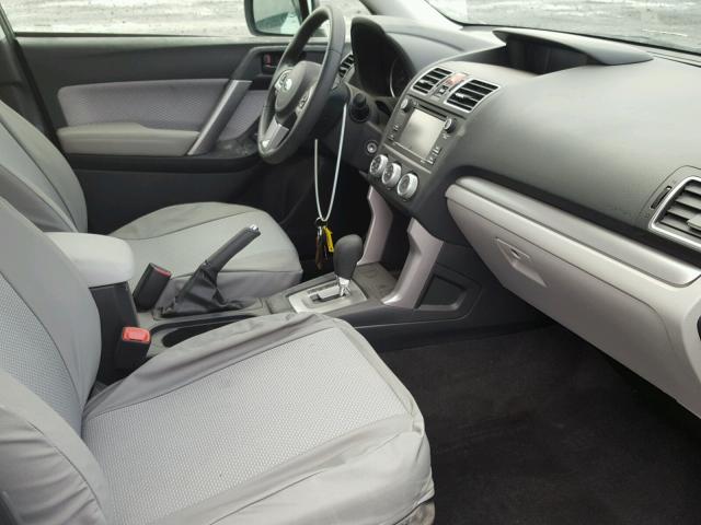 JF2SJAAC1HH513745 - 2017 SUBARU FORESTER 2 GREEN photo 5