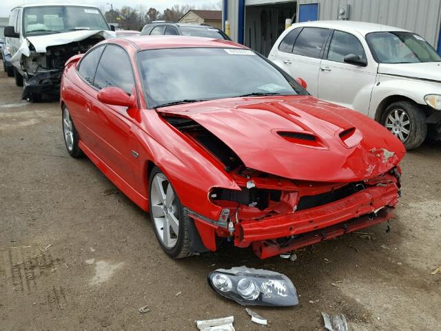 6G2VX12U66L545996 - 2006 PONTIAC GTO RED photo 1