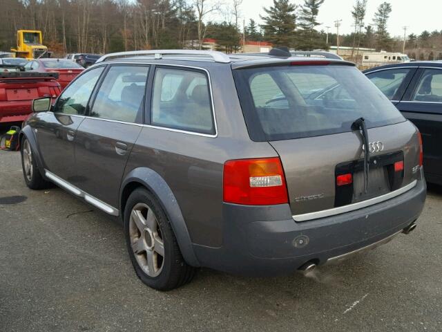 WA1YD64B64N101505 - 2004 AUDI ALLROAD GRAY photo 3