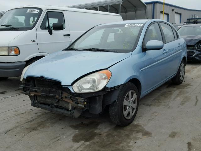 KMHCN4AC3AU484315 - 2010 HYUNDAI ACCENT GLS BLUE photo 2