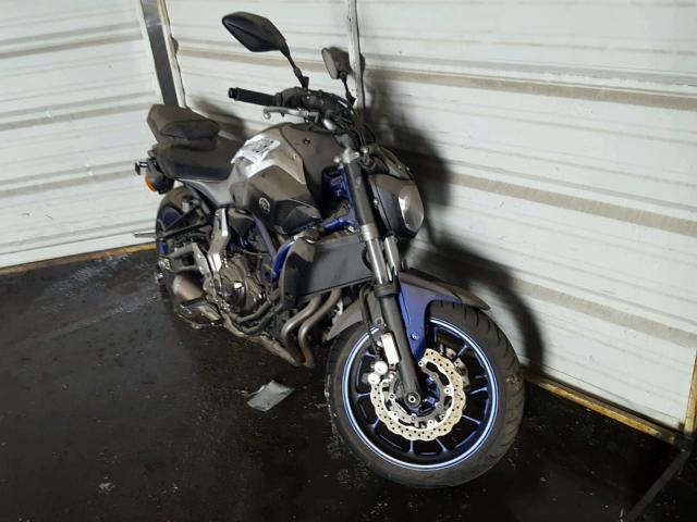 JYARM06E9GA008242 - 2016 YAMAHA FZ07 GRAY photo 1