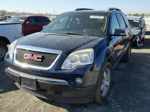 1GKER23D49J129893 - 2009 GMC ACADIA SLT BLUE photo 2