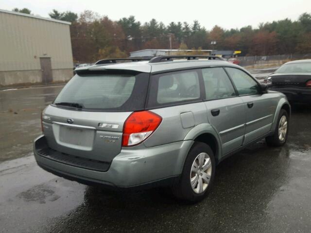 4S4BP60C096329286 - 2009 SUBARU OUTBACK GRAY photo 4