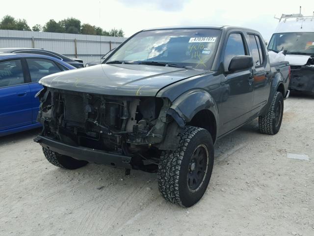 1N6AD07WX5C408110 - 2005 NISSAN FRONTIER C GREEN photo 2