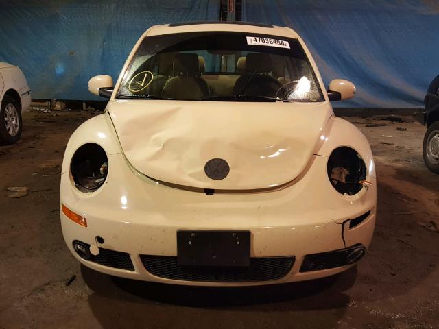 3VWSW31C86M402370 - 2006 VOLKSWAGEN NEW BEETLE CREAM photo 9