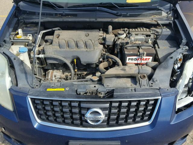 3N1AB61E69L668920 - 2009 NISSAN SENTRA 2.0 BLUE photo 7