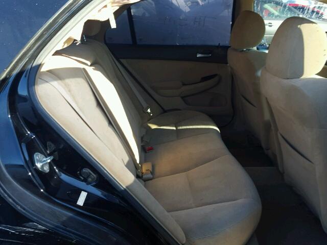 1HGCM56717A097587 - 2007 HONDA ACCORD BLACK photo 6