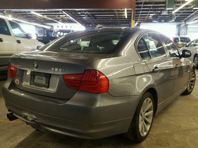 WBAPK5C59BA656138 - 2011 BMW 328 XI SUL GRAY photo 4