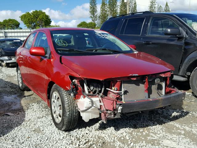 JTDBL40E79J041526 - 2009 TOYOTA COROLLA BA RED photo 1