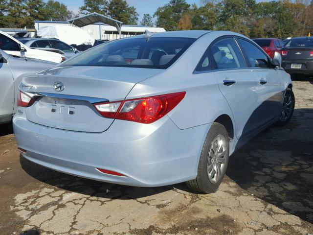 5NPEB4AC3BH084787 - 2011 HYUNDAI SONATA GLS SILVER photo 4