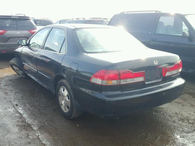 1HGCG16592A069687 - 2002 HONDA ACCORD BLACK photo 3