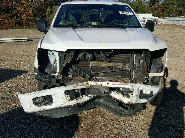 1FTFX1EF8FFB58293 - 2015 FORD F150 SUPER WHITE photo 9