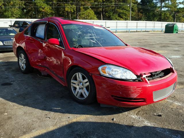 2G1WG5E31D1227951 - 2013 CHEVROLET IMPALA LT RED photo 1