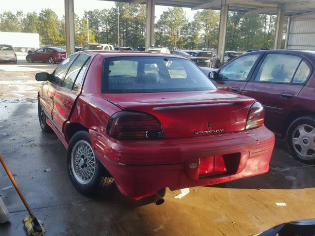 1G2NE52T8TC720701 - 1996 PONTIAC GRAND AM S 红色 照片 3