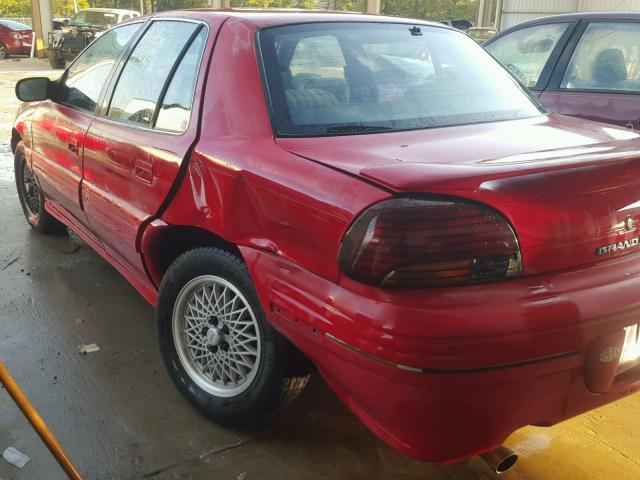 1G2NE52T8TC720701 - 1996 PONTIAC GRAND AM S 红色 照片 9