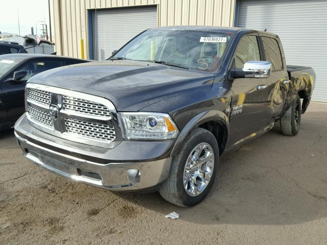 1C6RR7NT1HS722612 - 2017 RAM 1500 LARAM GRAY photo 2