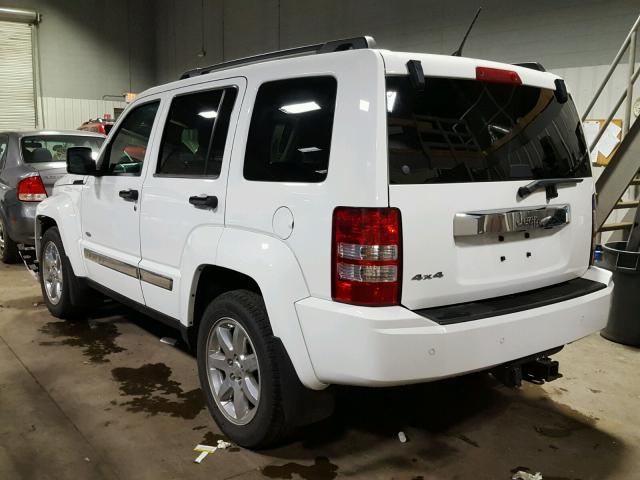 1C4PJMAK6CW175244 - 2012 JEEP LIBERTY SP WHITE photo 3