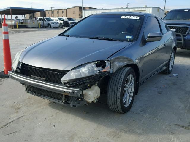 JH4DC548X6S020757 - 2006 ACURA RSX CHARCOAL photo 2