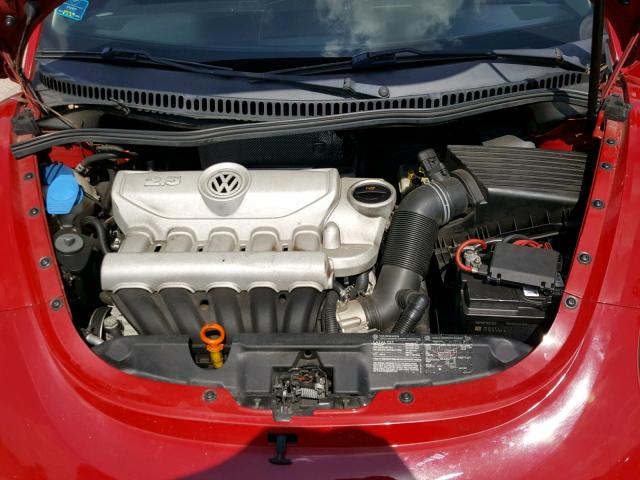 3VWRF31Y86M312002 - 2006 VOLKSWAGEN NEW BEETLE 红色 照片 7