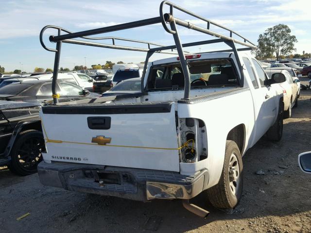 2GCEC19C671617398 - 2007 CHEVROLET SILVERADO WHITE photo 4