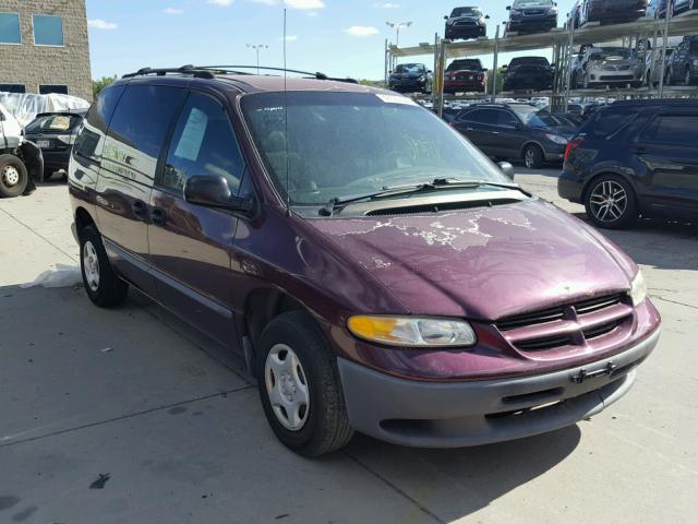 2B4GP253XYR555464 - 2000 DODGE CARAVAN PURPLE photo 1