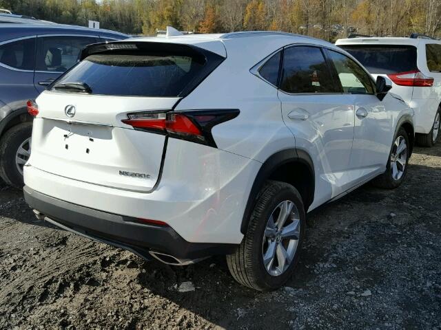 JTJBARBZ8H2105940 - 2017 LEXUS NX WHITE photo 4