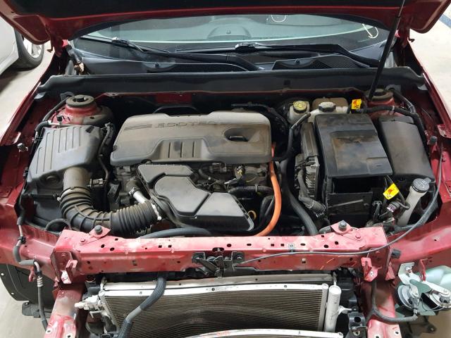 1G11D5RR4DF120872 - 2013 CHEVROLET MALIBU 1LT RED photo 7