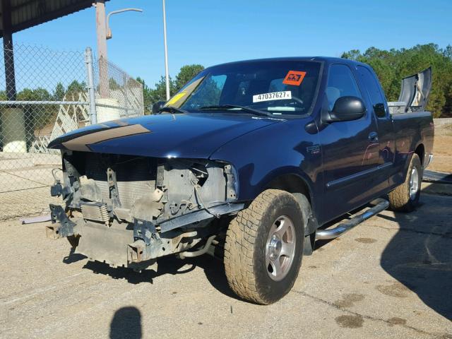 1FTRX17263NB75067 - 2003 FORD F150 BLUE photo 2