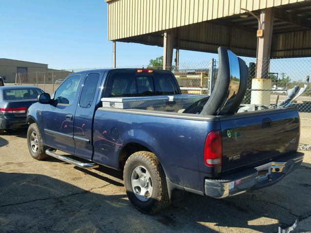 1FTRX17263NB75067 - 2003 FORD F150 BLUE photo 3