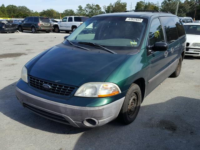 2FMZA50432BB60410 - 2002 FORD WINDSTAR L GREEN photo 2