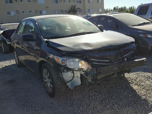 5YFBU4EE7DP138381 - 2013 TOYOTA COROLLA BA BLUE photo 1